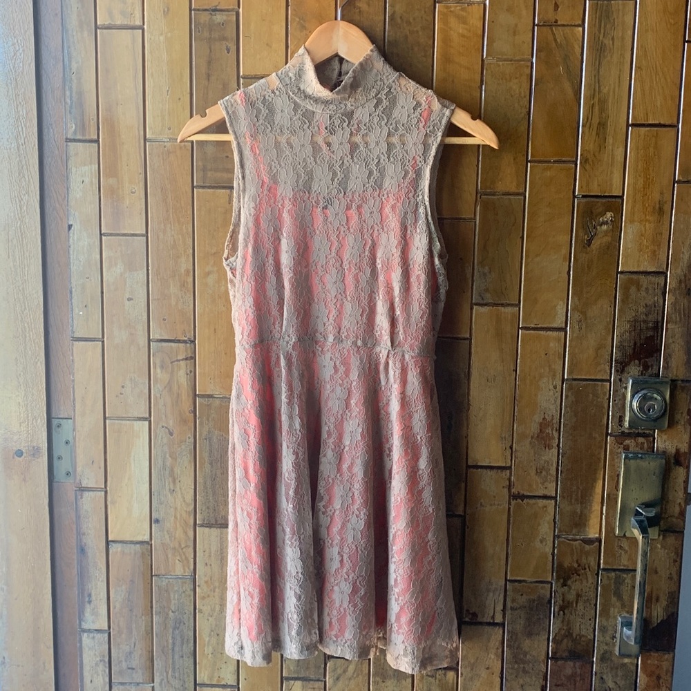 Nude Lace Dress